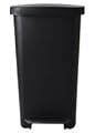 Oxo Good Grips Black Plastic Rectangular Trash Can, 13-Gallon