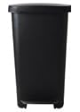 Oxo Good Grips Black Plastic Rectangular Trash Can, 13-Gallon