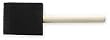 Industrial Grade 1XRK1 Foam Brush, Size 2 In
