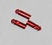 Red Aluminum Flight Protectors - 3 sets (9 total)