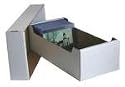 BCW Postcard Storage Box - (Bundle of 25) Corrugated Cardboard Storage Box - Comic Book Collecting Supplies