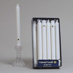 8" Colonial Candle Classic, White