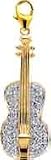 Cello, 14K Gold Diamond Charm