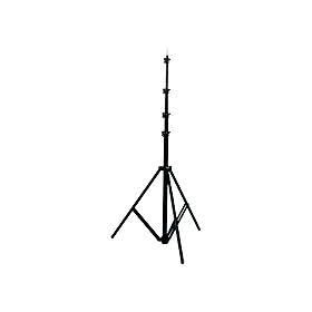 JTL 1000 10.5' Air Cushioned Lightstand, 4 Section, Black Anodized.