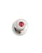 Blank Disc with Red Swarovski Rhinestone
