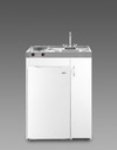 30 in Combo Kitchen, 5.2 cu ft Refrig/Freezer, Sink, 2 Burner Cooktop, Auto