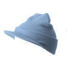 Toddler Baby Boys Girls Visor Knit Beanie Winter Ski Hat Cap 2T-4T Sky blue
