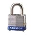 Tools & Hardware : Master Lock 7-D 1-1/8" Wide Multi-Purpose Pin Tumbler Laminated Padlock 9/16" Shackle