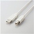 �G���R�� EU RoHS�w�ߏ��� USB2.0�P�[�u�� AB�^�C�v/5.0m(�z���C�g) USB2-ECO50WH