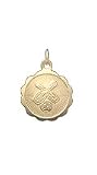 Bowling Pins on Disc, 14K Gold Charm