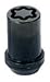 McGard 25354 Chrome/Black Tuner Style Cone Seat Wheel Locks (M12 x 1.25 Thread Size) - Set of 4