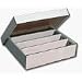 BCW Monster 4 Row Storage Box (3200 Ct.) - (Bundle of 25) Corrugated Cardboard Storage Box