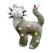 WhimsiClay Lil' Rosette 7 Inch Plush Fancy Feline Kitty Cat by Amy Lacombe