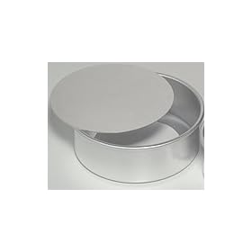 Ateco Round Cake Pan with Removable Bottom, 8 x 3 Inch by Ateco