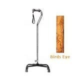 Drive Medical Aluminum Cane With Offset Handle, Foam Rubber Grip Birds Eye -1 ea