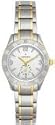 Womens Gentry Two Tone Silver Dial