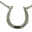 Medium Horseshoe & Diamond Necklace .24ct. t.w.