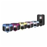 HP 02Bk, HP 02C, HP 02M, HP 02Y, HP 02LC, HP 02LM Remanufactured CC604FN Combo Pack - 1 B ~ HP
