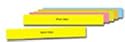 SENTENCE STRIPS LINED MULTI-COLORED75/PK 3 X 24