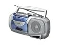 COBY CX-144 Portable AM/FM Cassette Player/Recorder