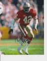 Ronnie Lott Autographed/Hand Signed 49ers 8x10 Photo with HOF.