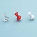 Universal 31302 3/8-Inch 100 Push Pins (White)