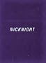 Nicknight (Schirmer Art Books on Art, Photography & Erotics)