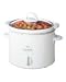 Kitchen & Housewares : Rival 50301W, 3 quart, round slow cooker/crock pot.