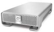 G-Tech G-DRIVE Q - Hard drive - 1 TB - external - FireWire / FireWire 800 / Hi-Speed USB / eSATA - 7200 rpm - titanium