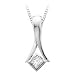 Ladies' 14kt. White Gold, Princess Sierra Diamond Pendant