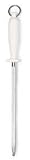 Forschner / Victorinox Sharpening Steel, 10 in Regular Cut, Round, White Handle Model 40079