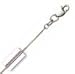 Jewelry : 14k White Gold Narrow 20 Inch X .8 mm Snake Chain Necklace