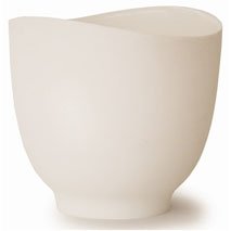 iSi Basics Flexible Silicone Mixing Bowl, One Quart, White by iSi