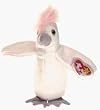 Ty Beanie Babies - Kuku the White Cockatiel