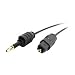 StarTech.com THINTOSMIN6 6ft Toslink to Mini Digital Optical SPDIF Audio Cable