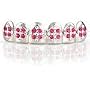 New Ice Pink Diamond Grillz