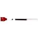 Silicone brush resists temperatures up to 600F. Overall length: 15" - Red - Red