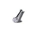 Jewelry : Diamond nose bone in 14 karat NICKEL FREE white gold