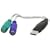Sabrent SBT-PS2U USB to Dual 2-Port PS/2 Splitter Cable Converter