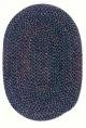 22 x27 Heart Midnight Indigo Dark Blue/Navy by Colonial Mills (CMI) Midnight Collection