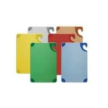 San Jamar CBG121812 Saf-T-Grip Co-Polymer Standard Size Cutting Board, 18" Length x 12" Width x 1/2" Thick, Yellow