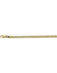 3.5mm Concave Curb Chain 22"