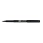 Eberhard Faber Felt Tip Pen, 0.85 mm Bold Point, Black Barrel, Black Ink, 12 per Pack (38011 )