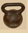 70 lb Wide Handle Kettlebell