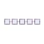 Besa Lighting 5WS-773591-SN 5 Light Alex Bathroom Light
