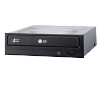 LG GH24NS50 DVD-Writer - Black - Retail - Internal Double-layer - DVD-RAM/Â±R/Â±RW - 24x 8x 16x (DVD) - 48x 32x 48x (CD) - Serial ATA