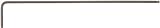 Wera Hexagon 950 PKL BM L-key, BlackLaser, Ballpoint Hex Key 1.5mm x 90mm L-key (Pack of 10) by Wera