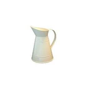 Small Cream Enamel Jug Vase. Code 20982