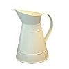 Small Cream Enamel Jug Vase