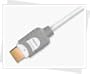 Galaxy Gray 6ft Gold Plated Hdmi Cable Male to Male for Ps3 Xbox Wii LCD Tv Hdtv Direct Tv